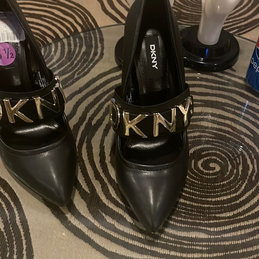 Shoes are new about a 3 inch heel